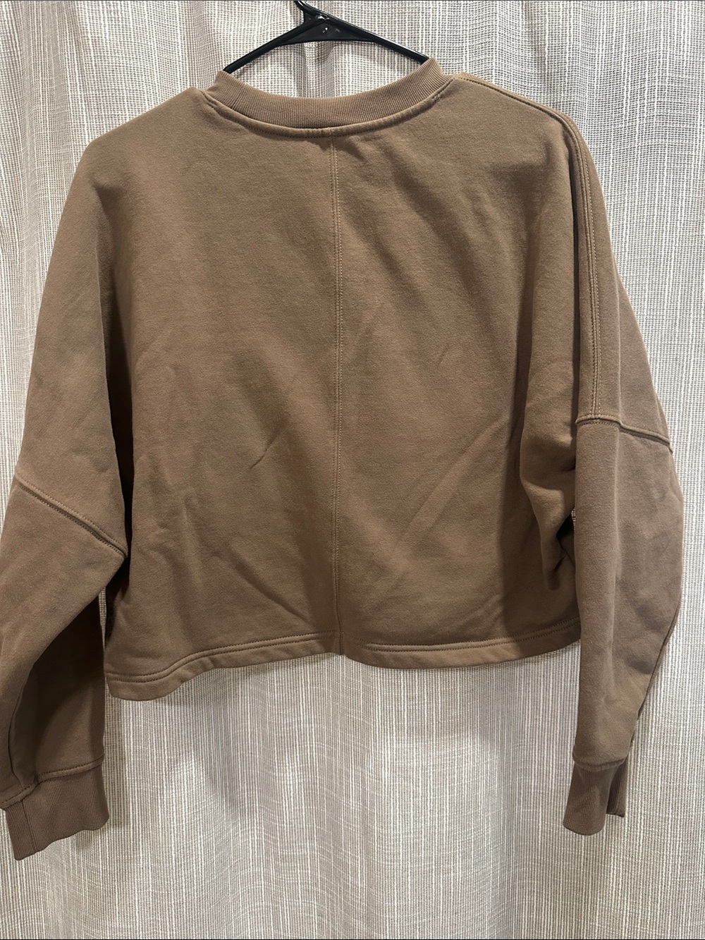 Athleta light brown Cropped Crewneck Sweatshirt - Picture 3 of 3